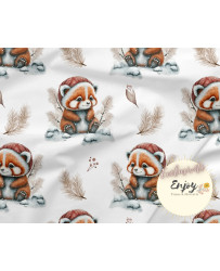 Patron Chaussette de Noël Panda Roux | Options au choix